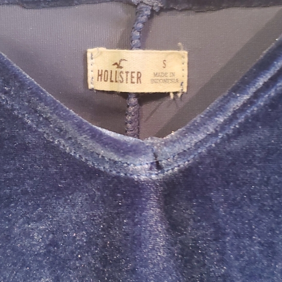 Hollister Blue Velvet Cami Dress - Picture 5 of 7